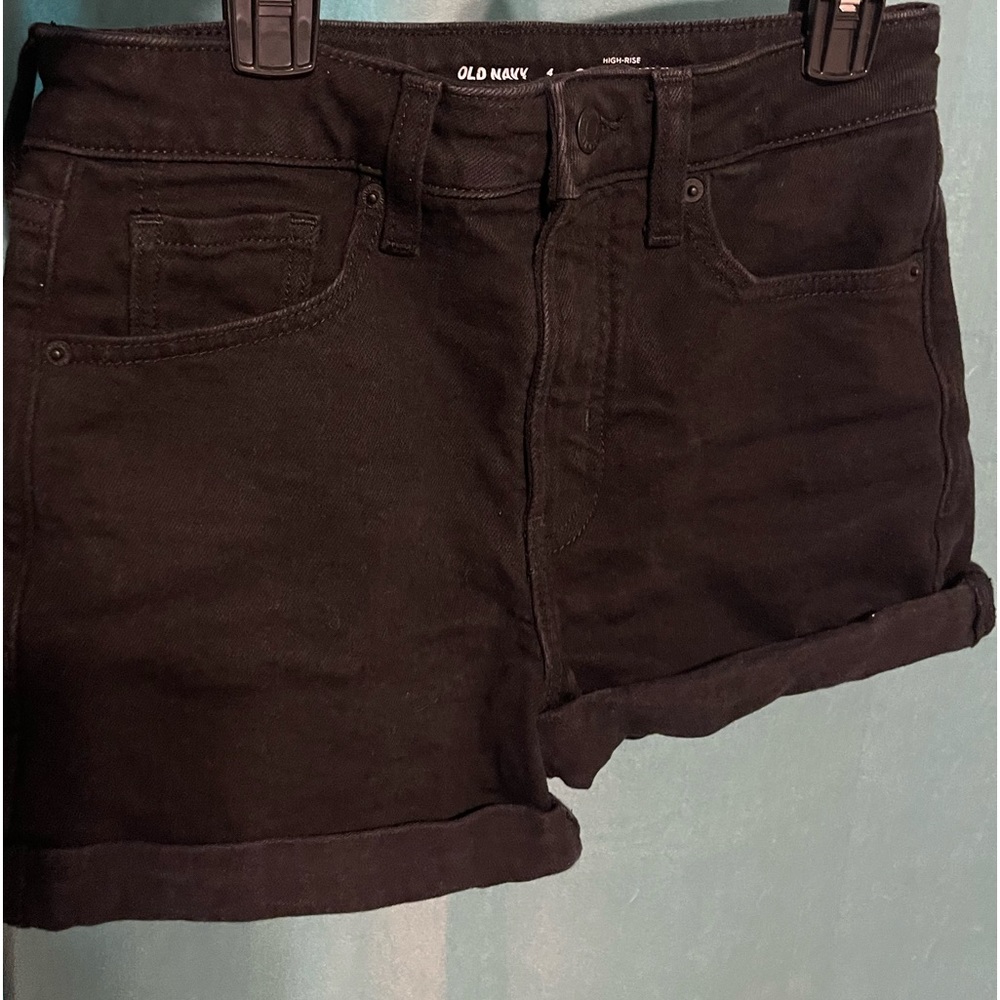 Black Old Navy HighRise Shorts/ Size 4